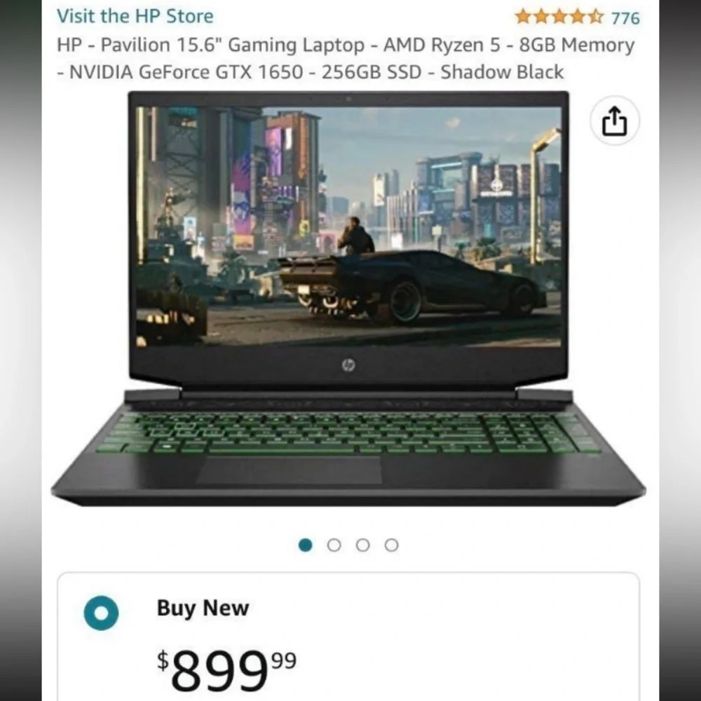 HP Pavilion 15.6 Gaming Laptop